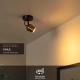 EMILE - Plafon - Ø 10,5 cm - 1xGU10 - Matt Gold / Brass 51901/01/02 Lucide